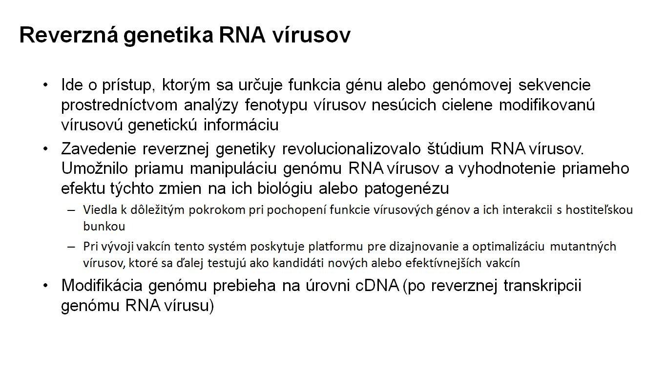 Využitie RT-PCR vo virológii – 2